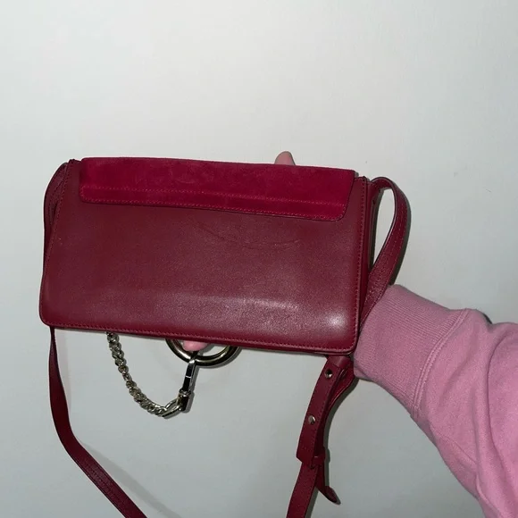 ‼️SOLD‼️ CHLOE - Suede Calfskin Faye Crossbody bag - Picture 4 of 8